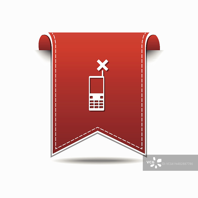 手机红色矢量图标设计图片素材