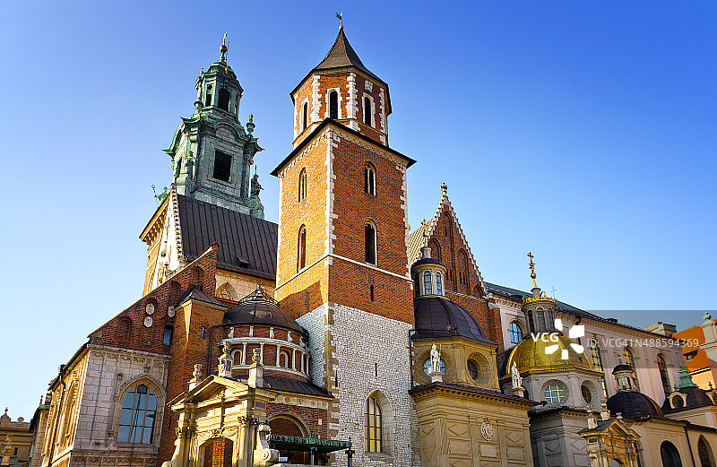 波兰克拉科夫的瓦维尔皇家城堡图片素材