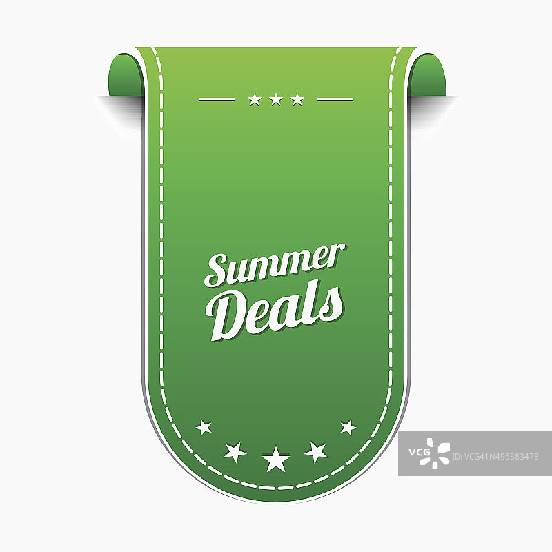 夏季交易绿色矢量图标设计图片素材