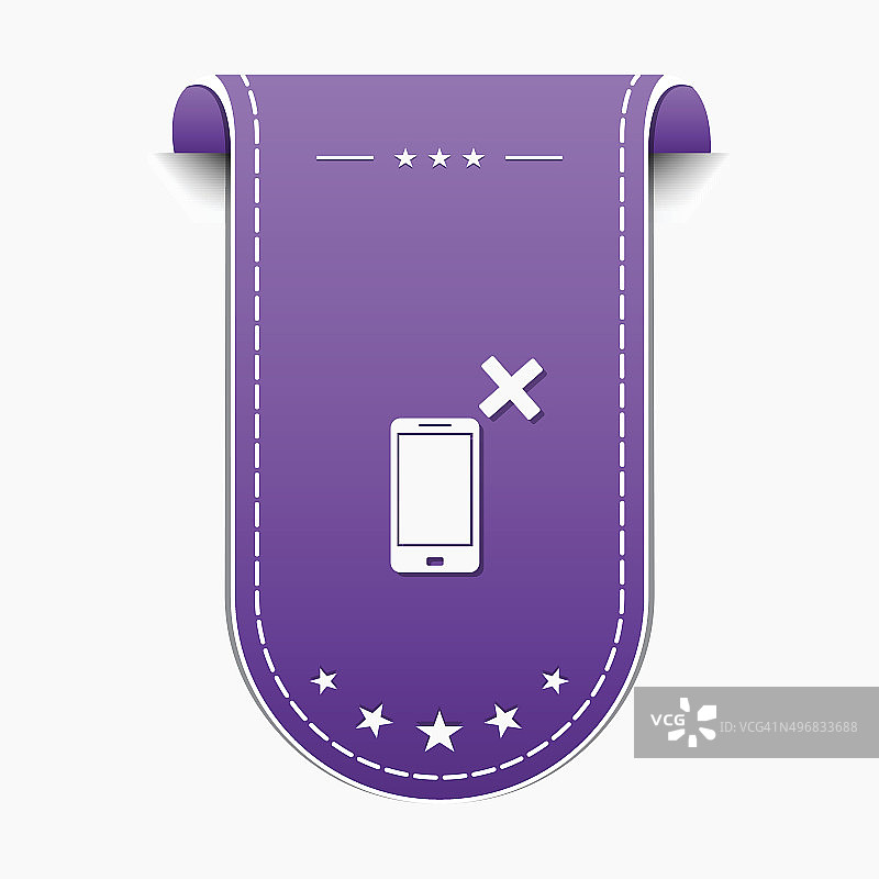 智能手机紫色矢量图标设计图片素材