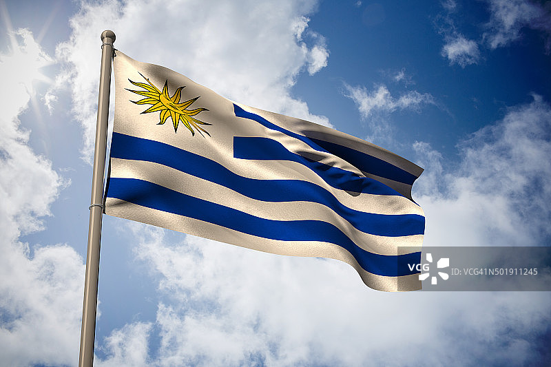 乌拉圭国旗图片素材
