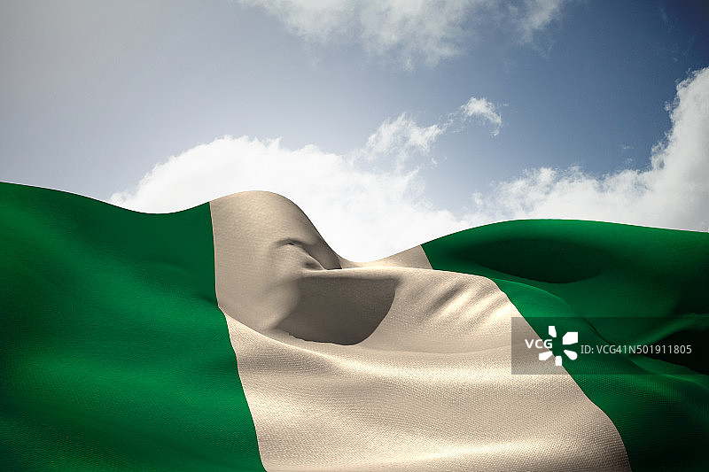 尼日利亚的旗帜图片素材