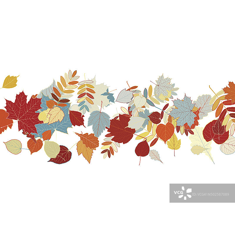 秋叶飘落，纺纱上白。图片素材