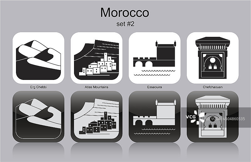 摩洛哥的图标图片素材