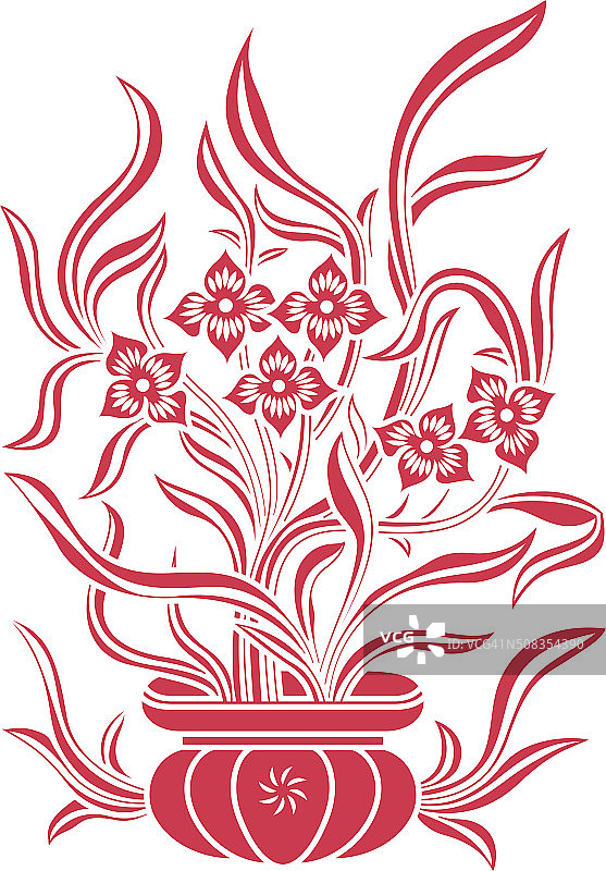 中国传统花卉图案图片素材