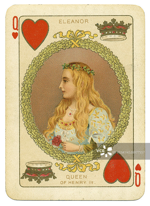 英国的埃莉诺女王，红心女王图片素材