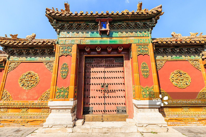 北京紫禁城古老的皇家宫殿图片素材