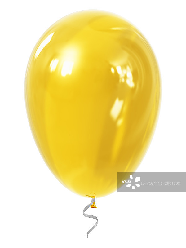 黄色的充气气球图片素材
