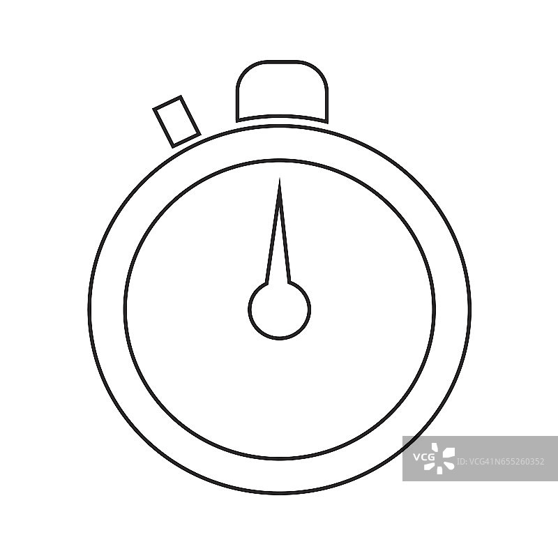 时钟图标插图标识设计图片素材