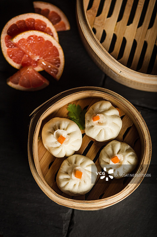 点心饺子。中国传统食物图片素材