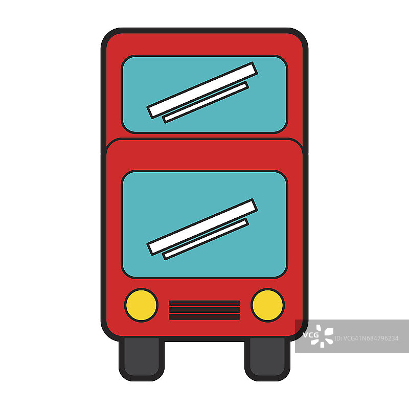 伦敦公交交通工具的标志图片素材