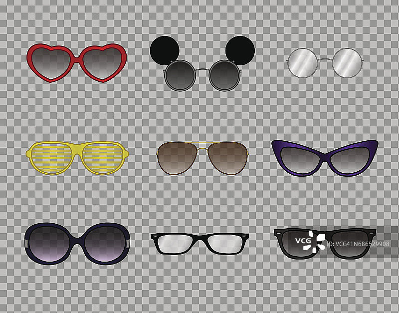 时尚眼镜，时尚现代眼镜，光学，太阳镜图片素材