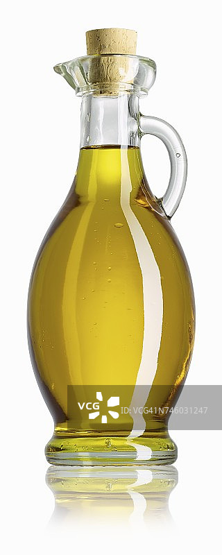 瓶子里的橄榄油图片素材