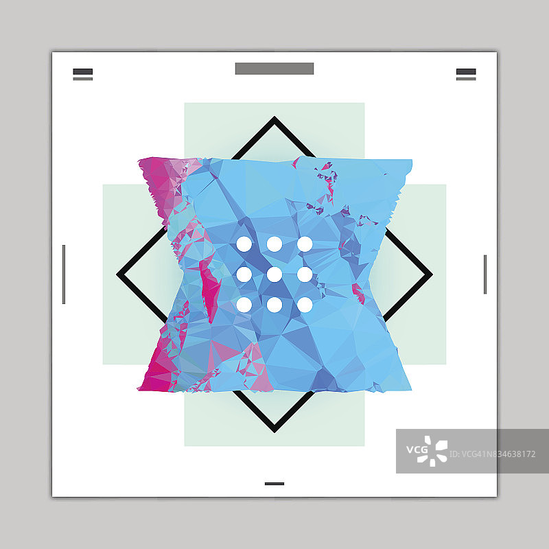 现代抽象平面设计封面布局模板图片素材