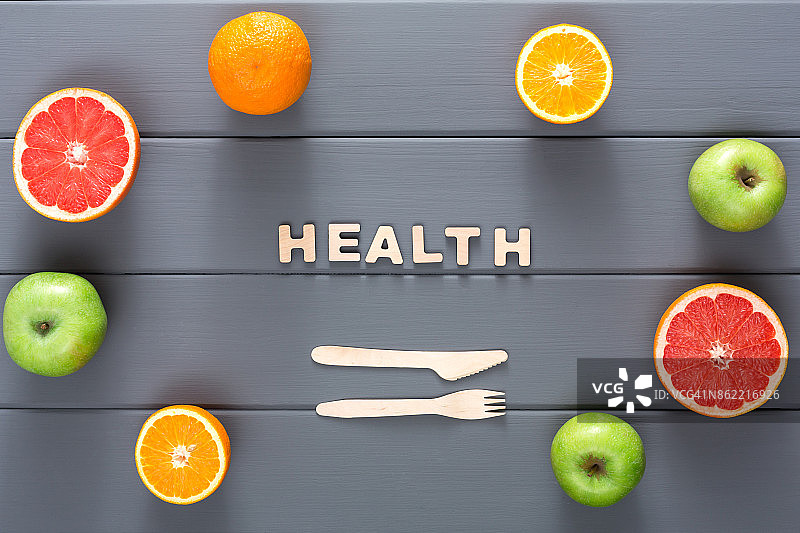 健康食品和减肥背景拷贝空间图片素材