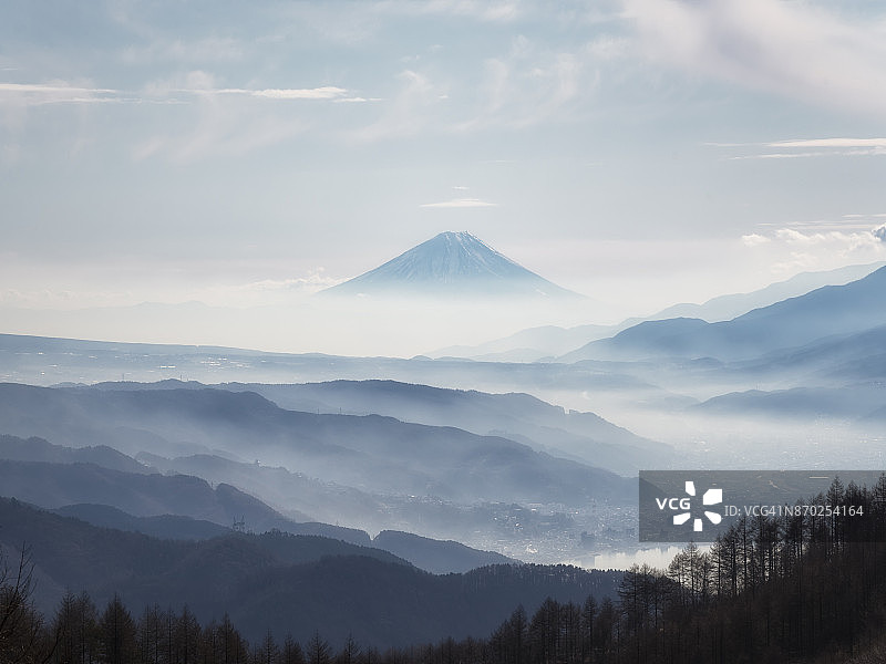 长野县的富士山图片素材