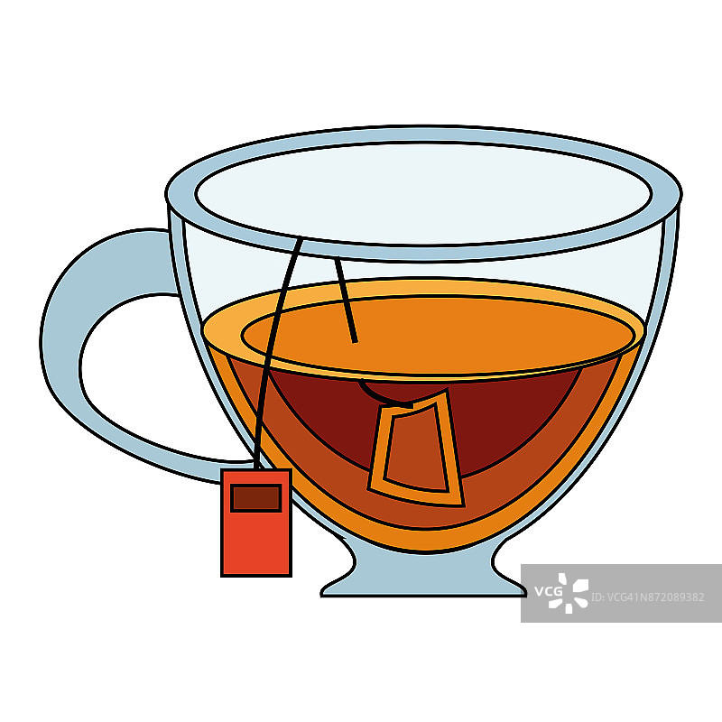 茶杯中的茶图标形象图片素材
