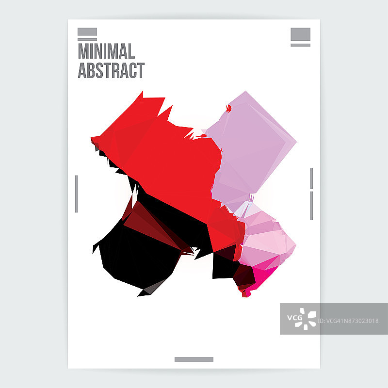 抽象海报背景未来派图形设计模板图片素材