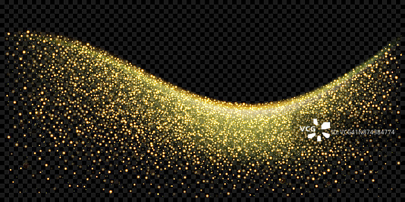 圣诞假期金色闪光trail背景矢量新年金光闪烁效果模板图片素材
