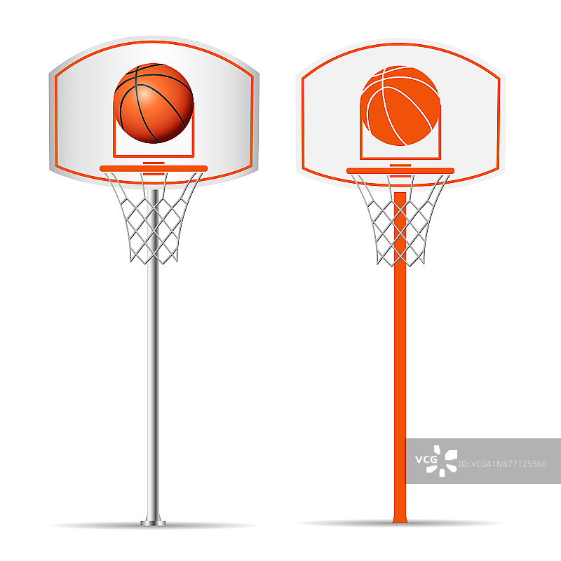 篮球，篮筐，篮球图片素材