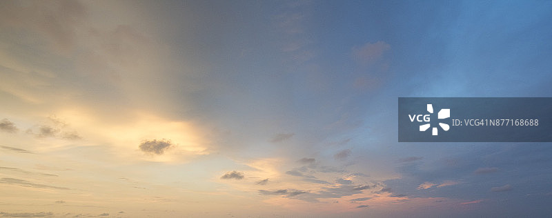 云的类型-浪漫的日落图片素材