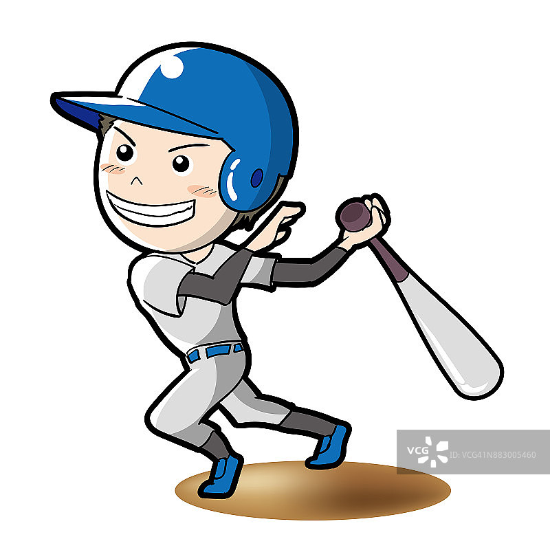 棒球-击球手姿势图片素材