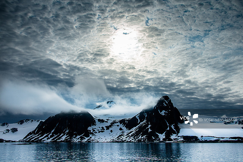 北极景观 霍恩松斯·斯皮茨贝根图片素材