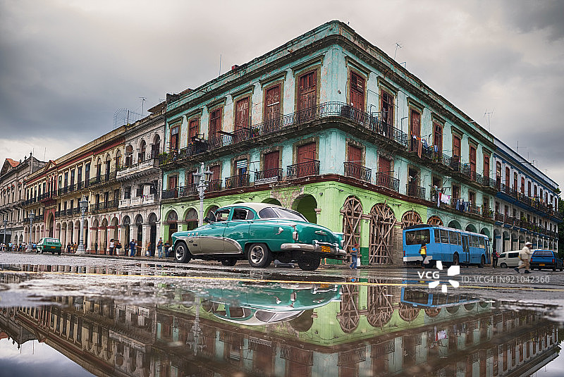 古巴哈瓦那的街道图片素材