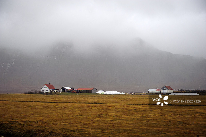 冰岛Stykkishólmur附近的农舍图片素材