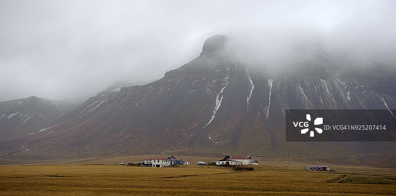 冰岛Stykkishólmur附近的农舍图片素材