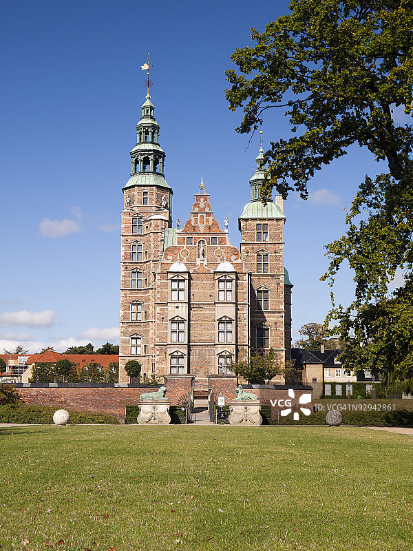 丹麦哥本哈根的罗森堡城堡图片素材