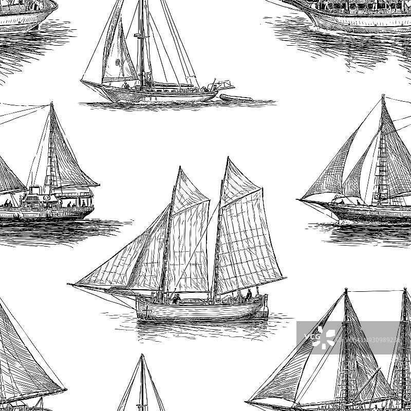 帆船的样式图片素材