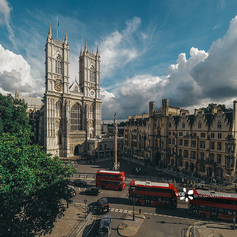 英国伦敦，威斯敏斯特大教堂图片素材
