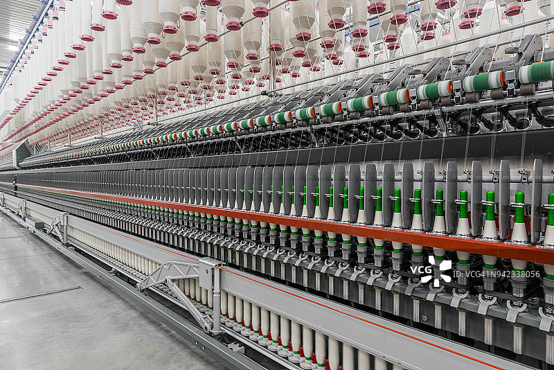 纺织厂的线轴图片素材