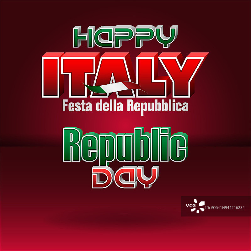 设计，意大利共和国日的背景，庆祝活动图片素材