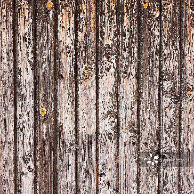 旧灰色木板墙-背景纹理图片素材