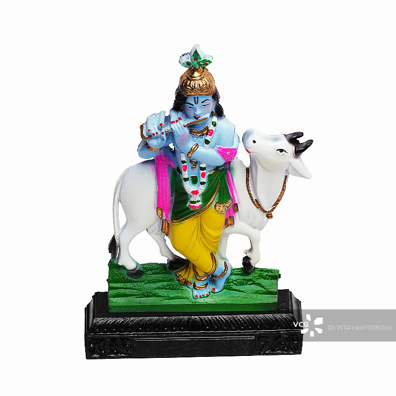 印度教雕像的特写图片素材