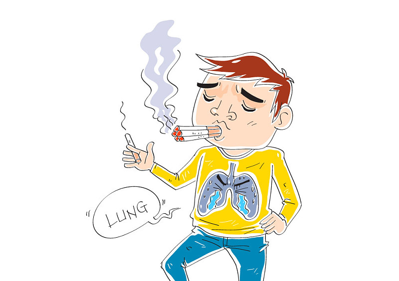 肺衰竭的重度吸烟者图片下载