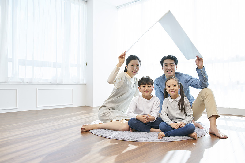 家庭、生活方式、家庭,韩国人图片下载