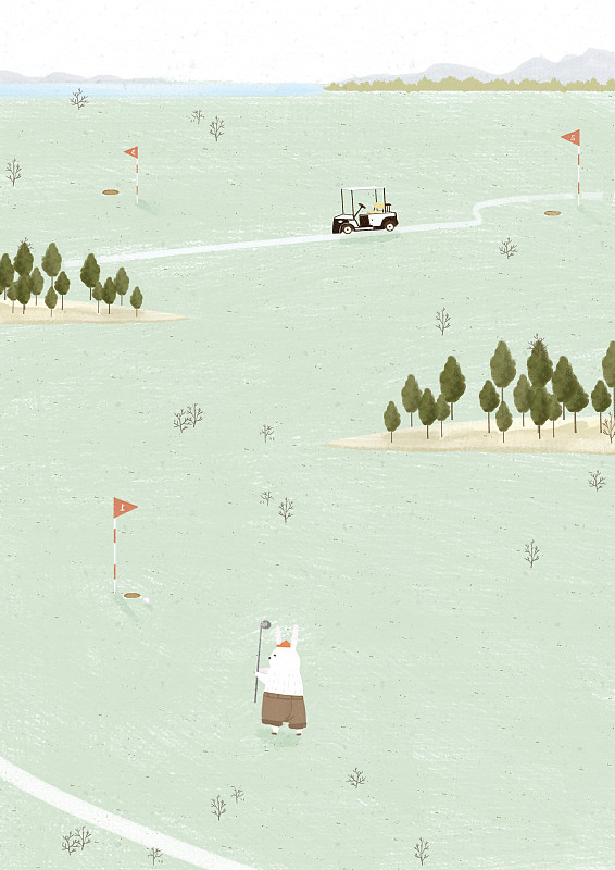 北欧风动物插画二十四节气图春分图片