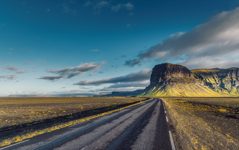 冰岛1号公路图片素材