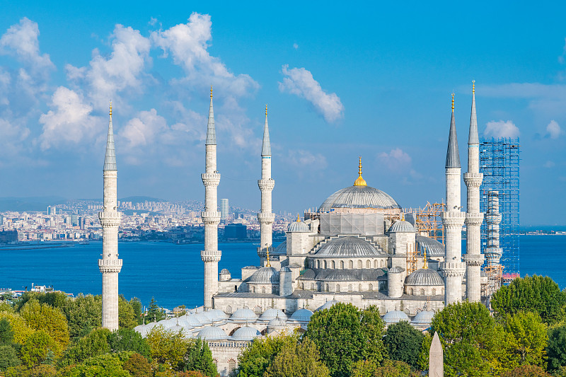 伊斯坦布尔蓝色清真寺图片下载