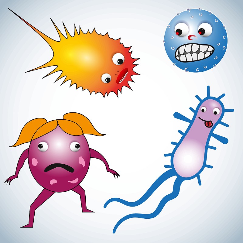 细菌漫画 可怕图片