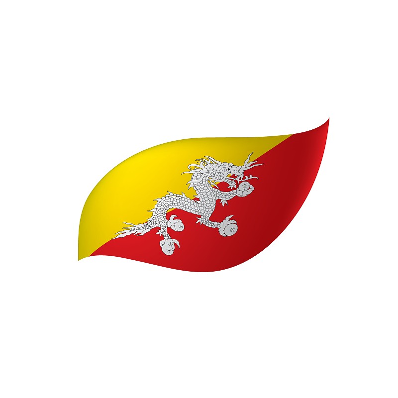不丹国旗图标图片