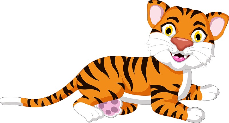 老虎动画形象图片