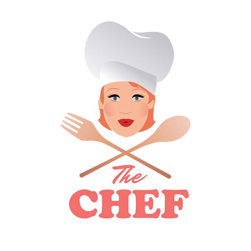 美女厨师logo图片