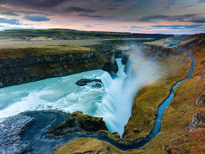 冰岛内陆风光图片素材