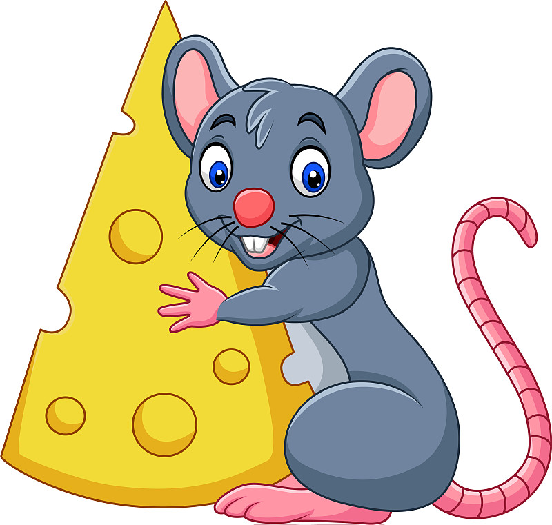 老鼠吃奶酪头像图片