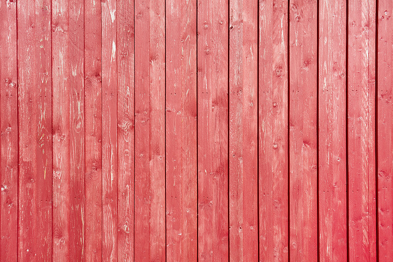 全框拍摄的红色木墙图片下载