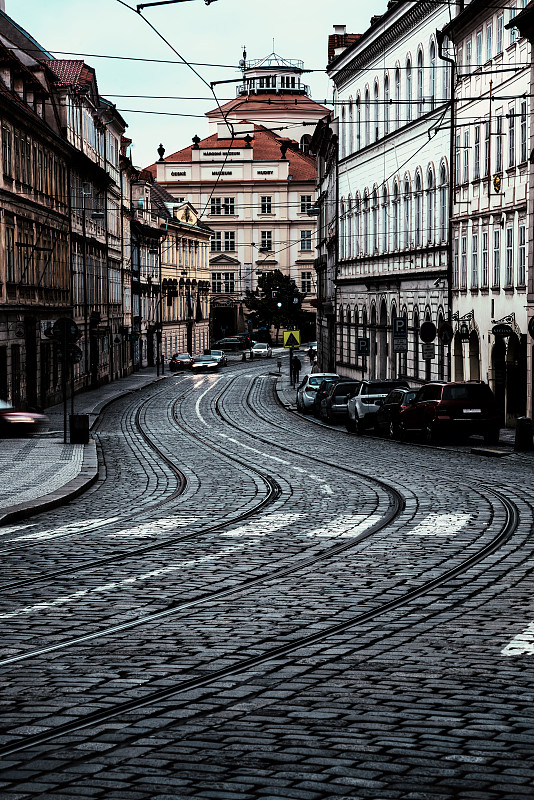 捷克布拉格城市街道图片素材